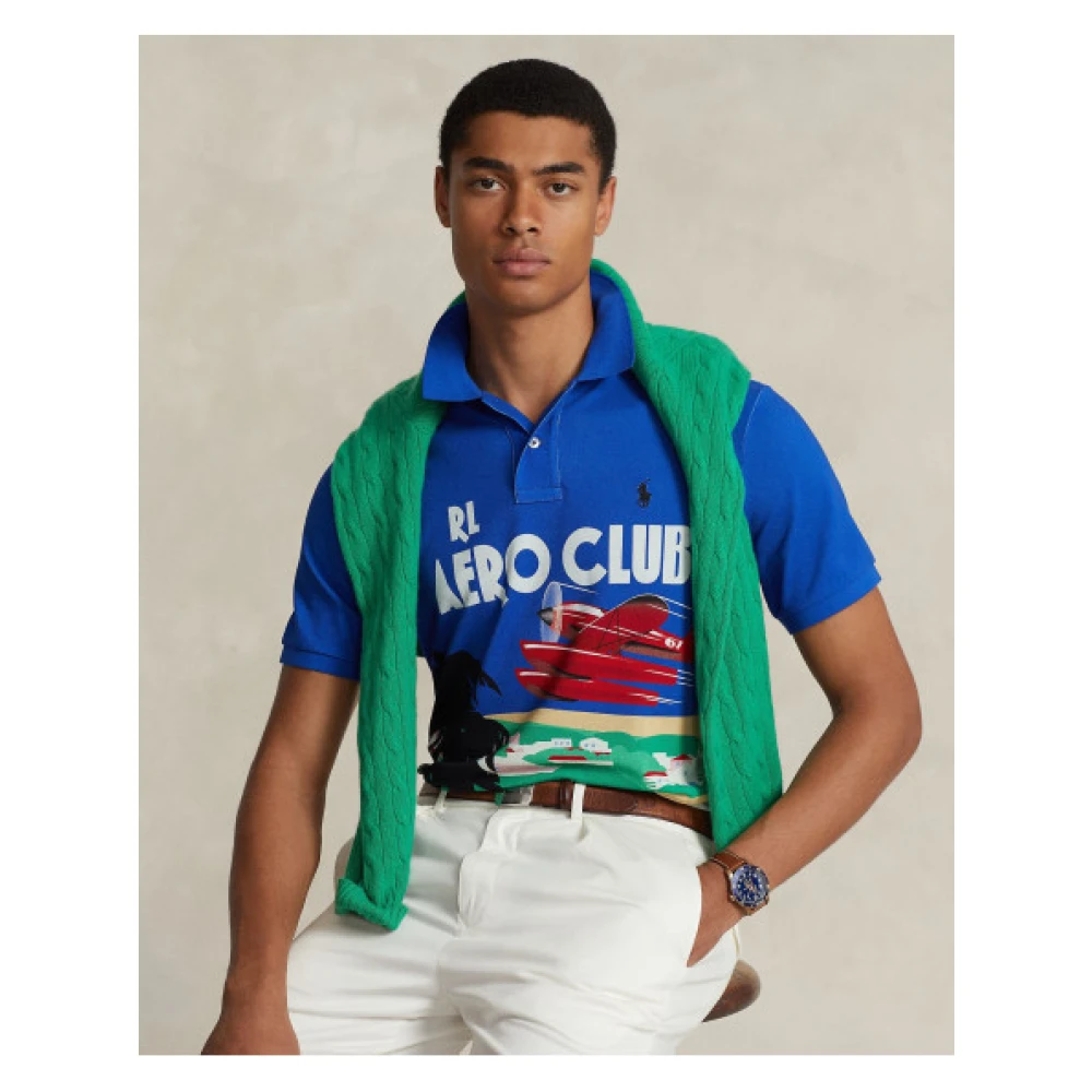 Polo Ralph Lauren Polo met korte mouwen RL Aero Club Multicolor Heren