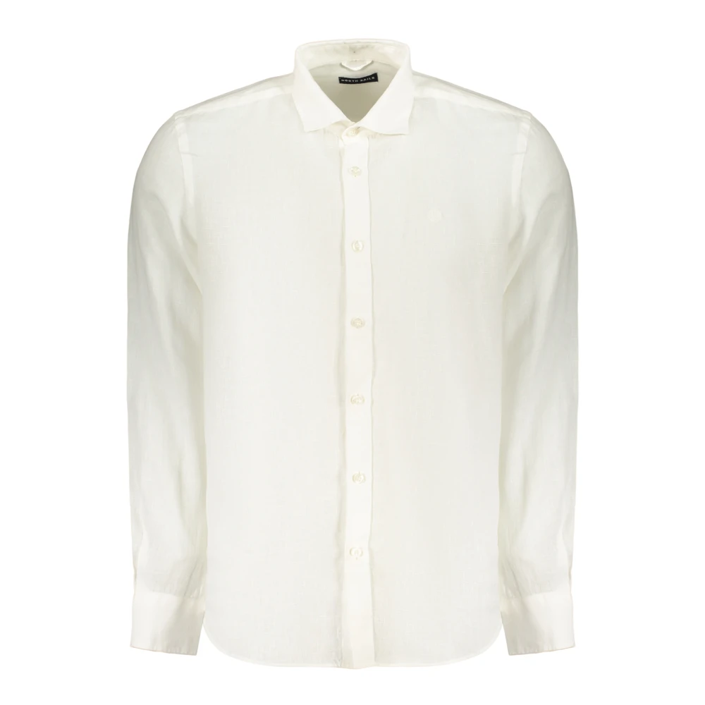 North Sails Spread Collar Shirt - Male - Casual Shirts - White - L - Shirts
