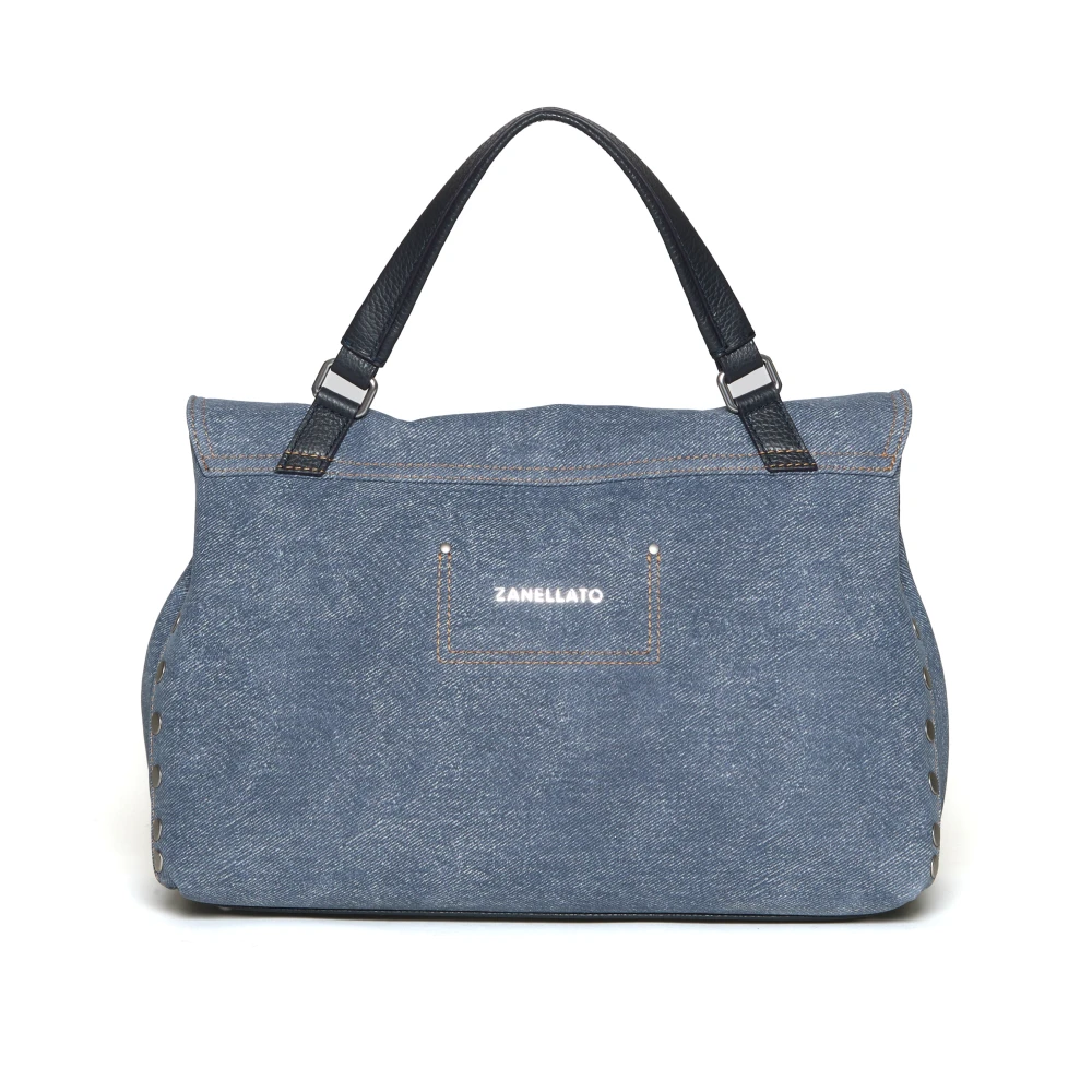 Zanellato Elegante Aqua Handtas Postina M Blue Dames