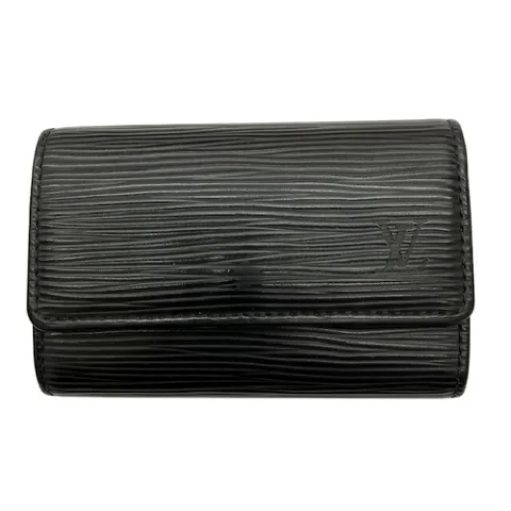 Louis Vuitton Vintage Pre-owned Leather key-holders Black Unisex