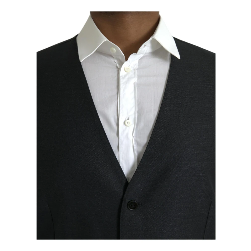 Dolce & Gabbana Rode Logo Plaque Crewneck T-shirt Black Heren