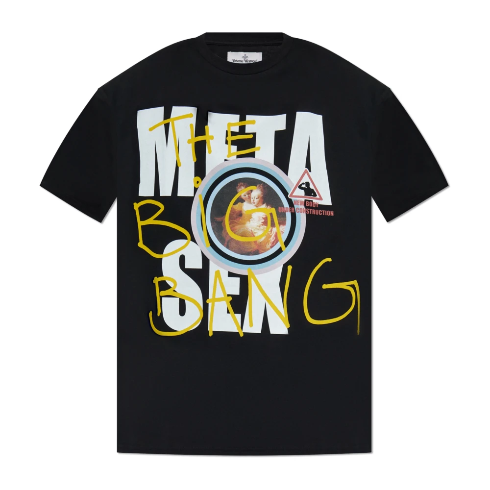 Vivienne Westwood Bedrukt T-shirt Black Dames