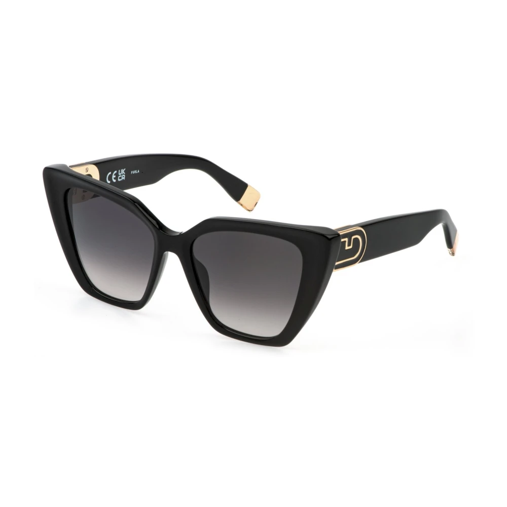 Furla Women's Black Sunglasses Sfu879 Color Code 0700 - Sunglasses - 54 Mm - Accessories
