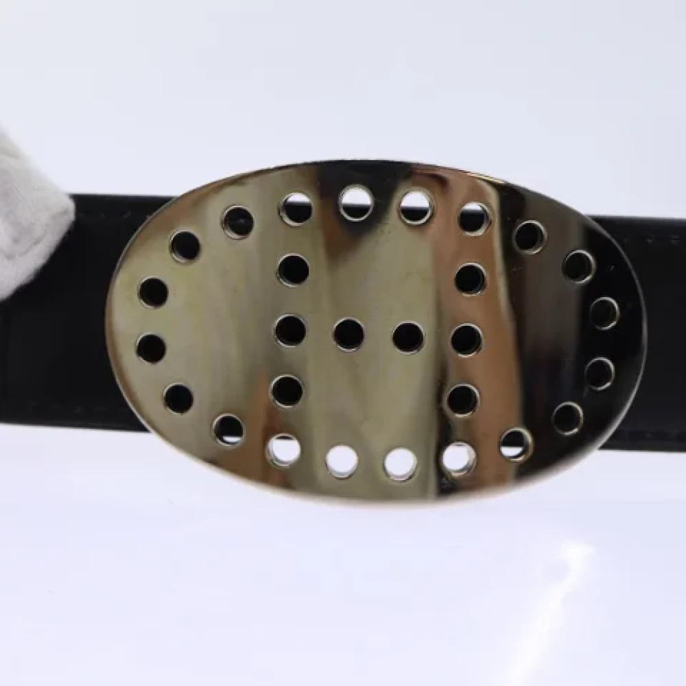 Hermès Vintage Pre-owned Leather belts Black Dames