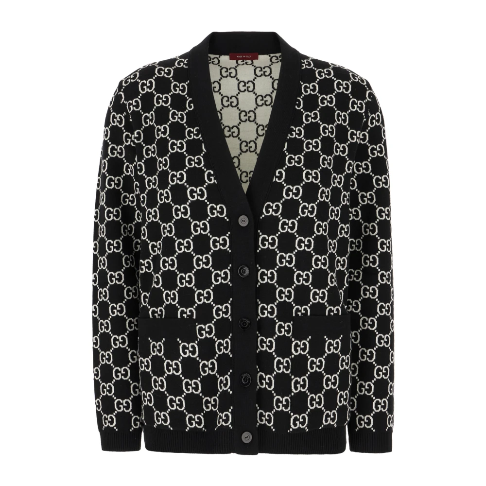 Gucci Maglieria Cardigan Black Dames