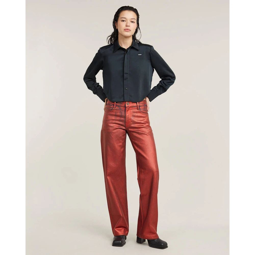 G-Star Losse Judee Jeans voor vrouwen Red Dames