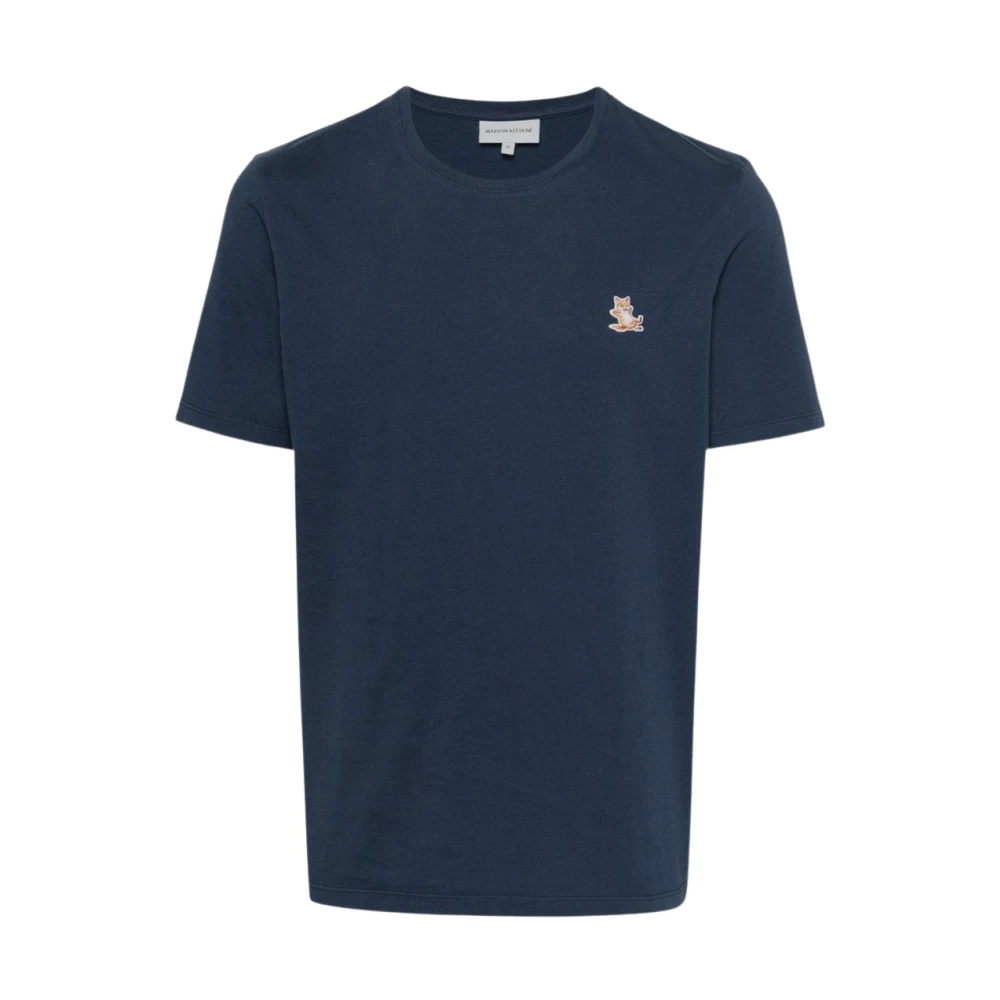 Maison Kitsuné Mannen T-shirt Collectie Blue Heren