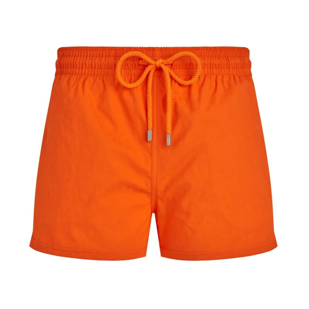 Vilebrequin Korte Jacquard Schildpadden Zwembroek voor Heren Orange Heren