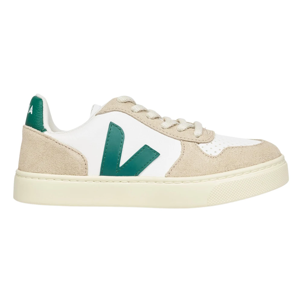 Veja Unisex Kids White Small V-10 Laces - Kids Sneakers - 33 Eu - Kids