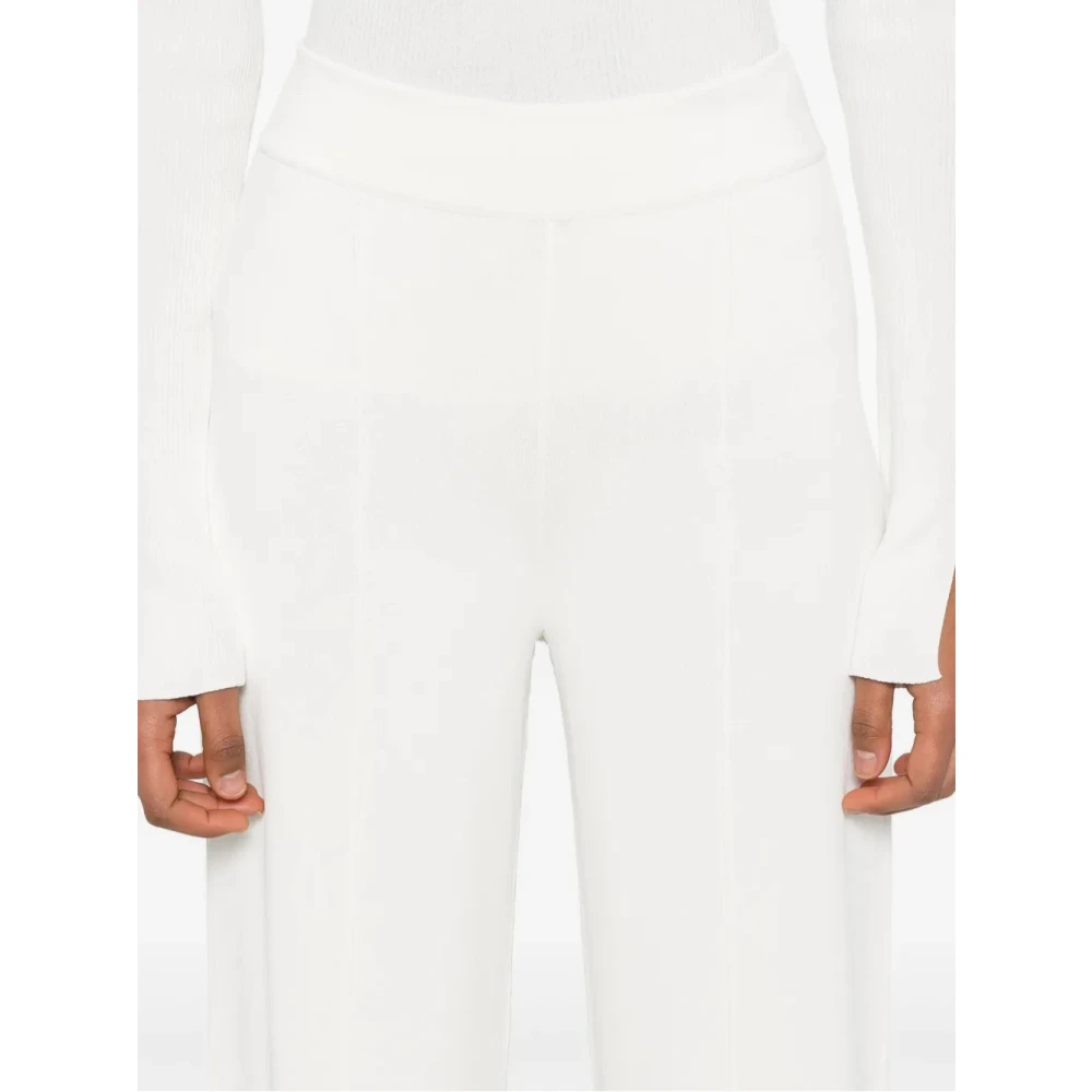 Ermanno Scervino Gebreide broek voor vrouwen White Dames
