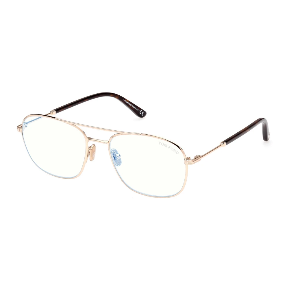 Tom Ford Pink Glasses, Unisex, 54 Mm, Blue Block Navigator Opticals