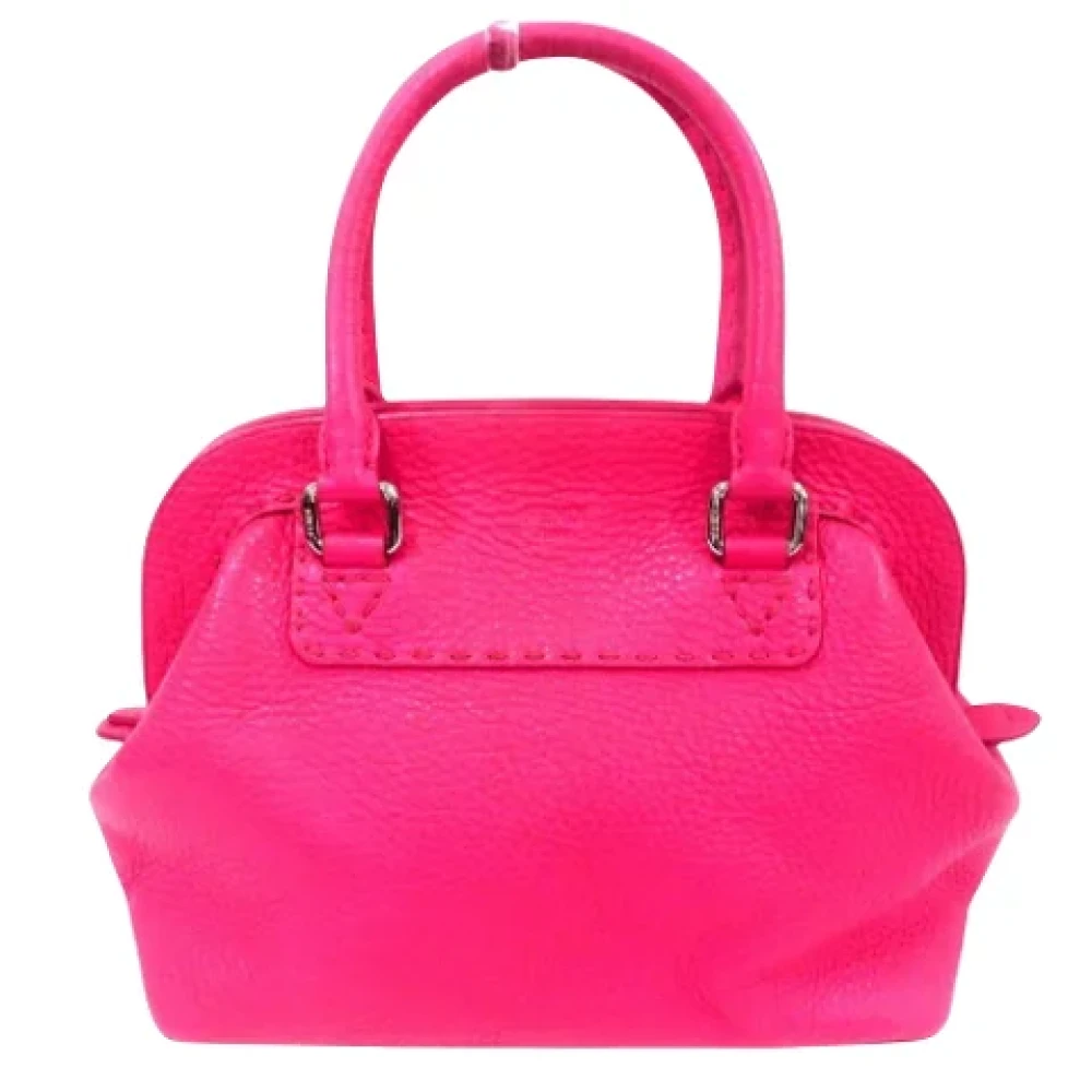 Fendi Vintage Pre-owned Leather fendi-bags Pink Dames