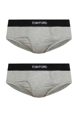 Tvåpack briefs med logo