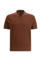 brown-jacquard-cotton-short-sleeved-polo
