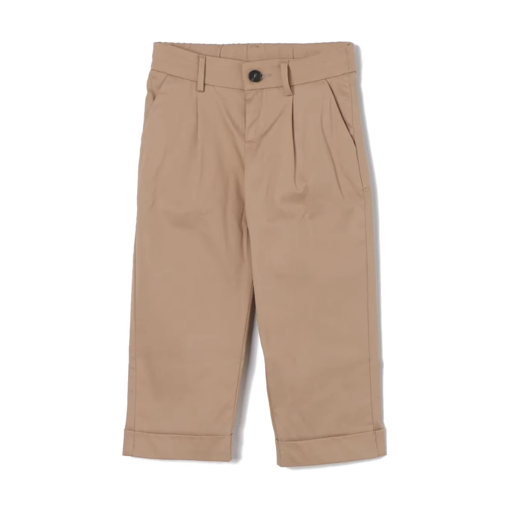 Fendi Boys Beige Stylish Trousers - Trousers - 6 Y - Kids