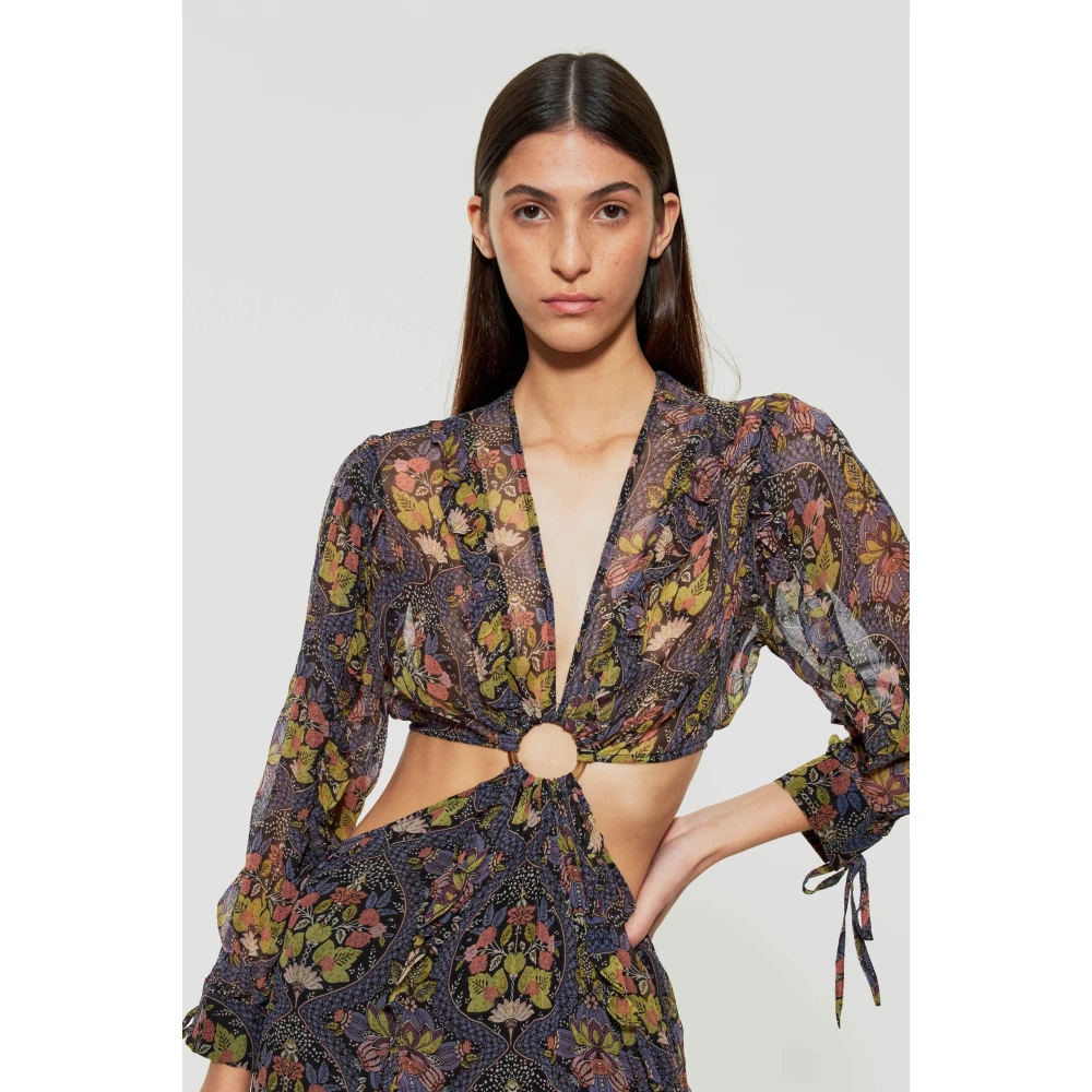 Antik batik Eros cut-out jurk Multicolor Dames
