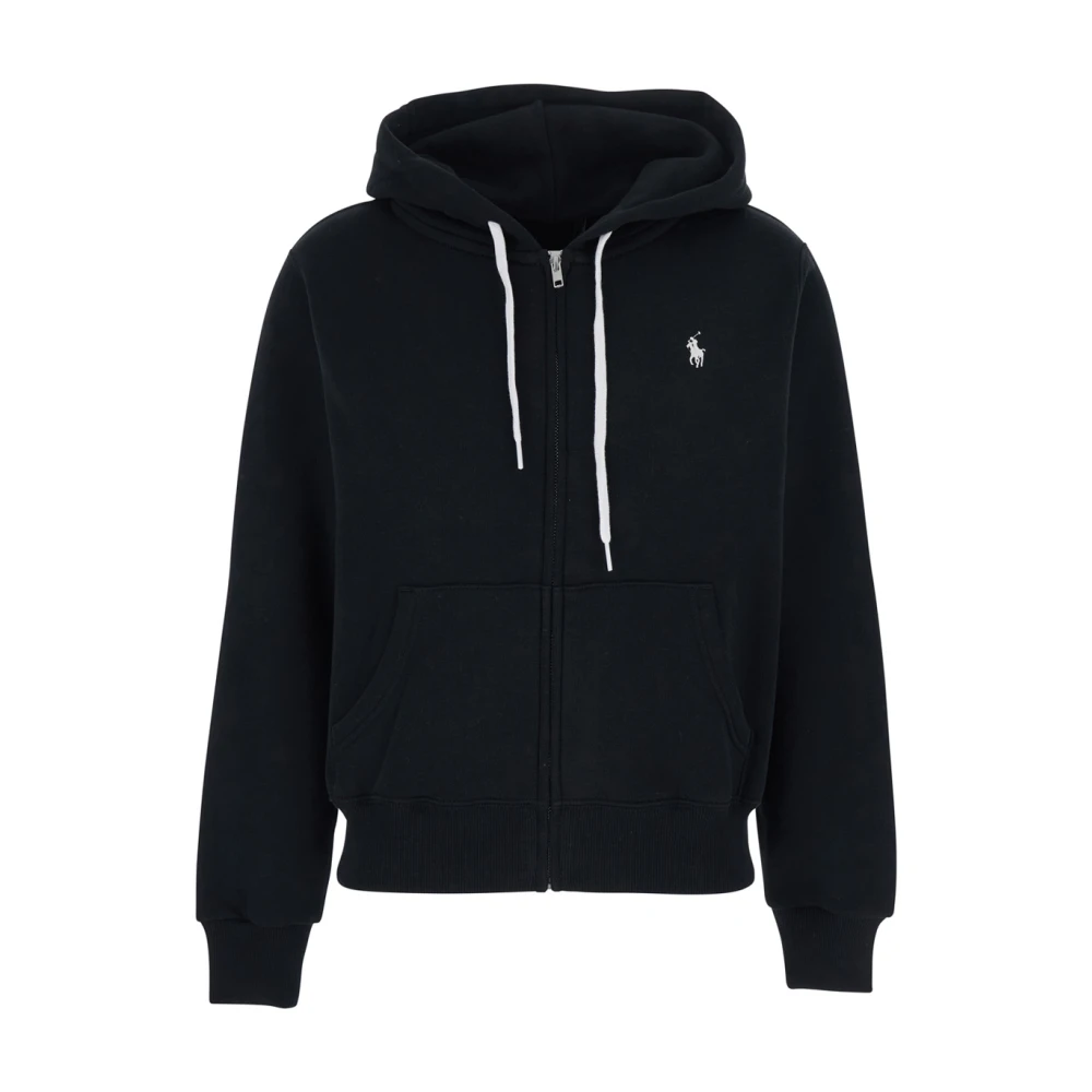 Polo Ralph Lauren Black Zip-Throughs, Female, M, Zip-Through Hooded Sweatshirt