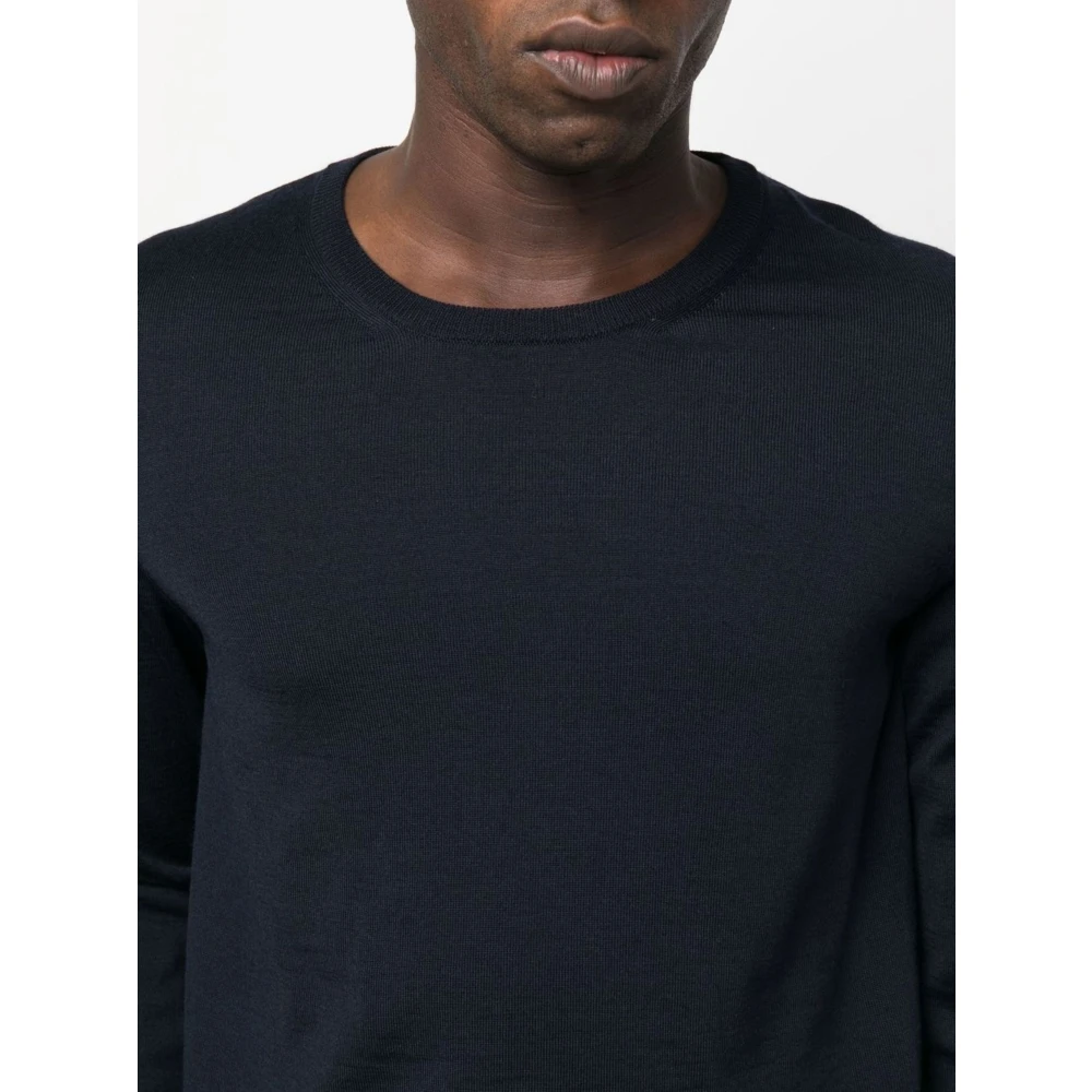 Hugo Boss Donkerblauwe Gebreide Trui Blue Heren