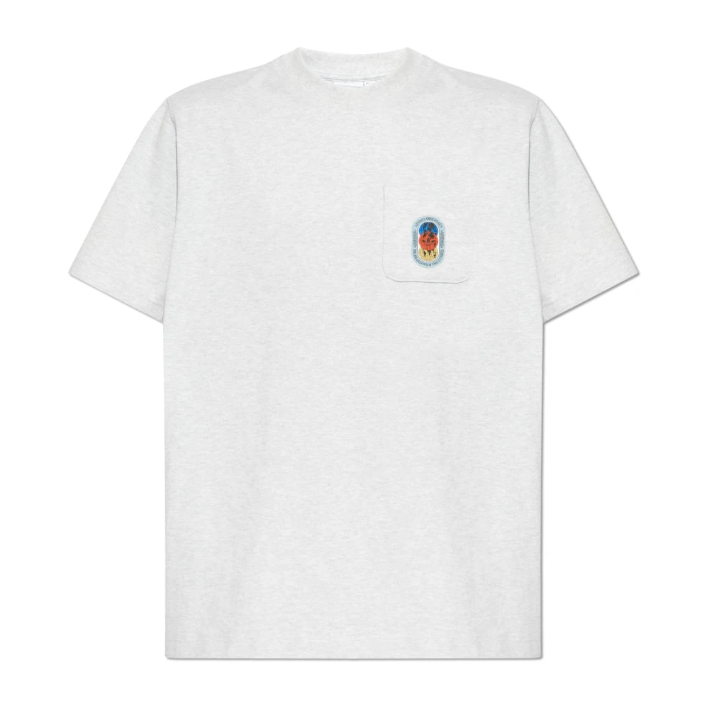 adidas Originals T-shirt met zak Gray Heren