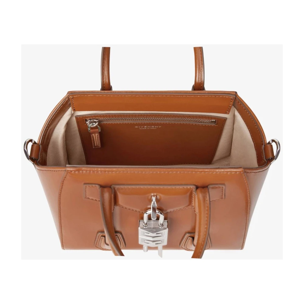 Givenchy Mini Antigona Lock tas Brown Dames