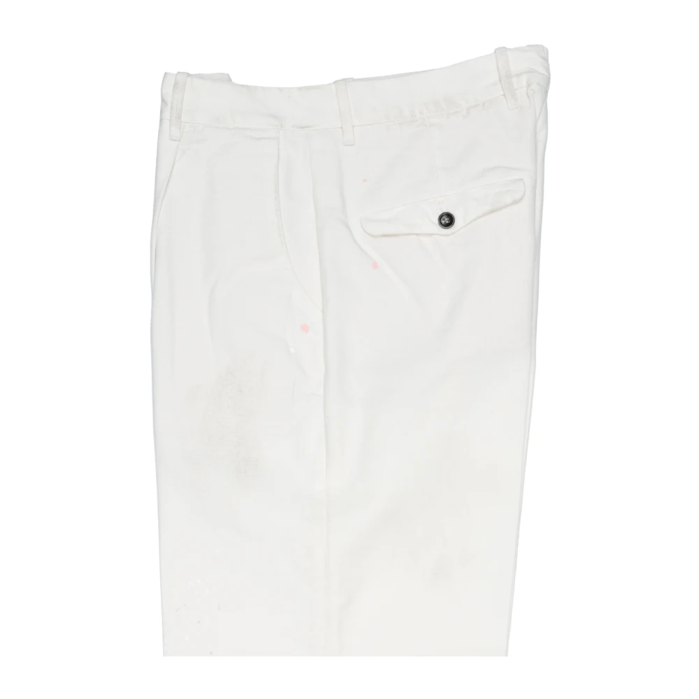Nine In The Morning Chino broek met relaxte pasvorm van katoen White Heren