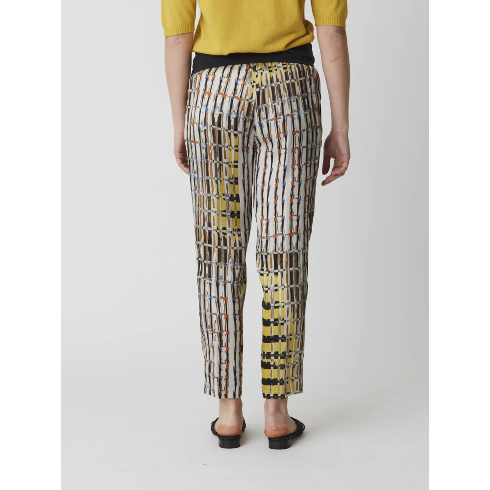 Manila Grace Baschina Broek White Dames