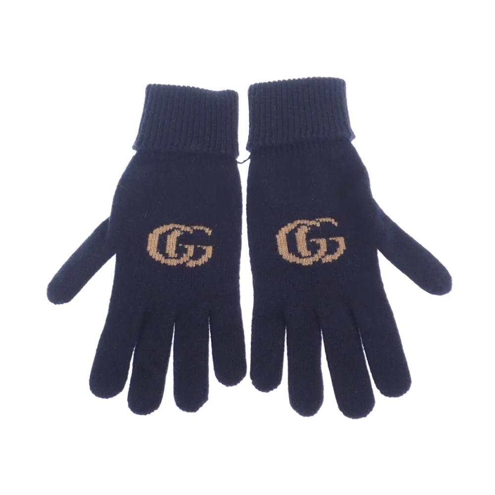 Gucci Stijlvolle handschoenen voor elke gelegenheid Blue Dames