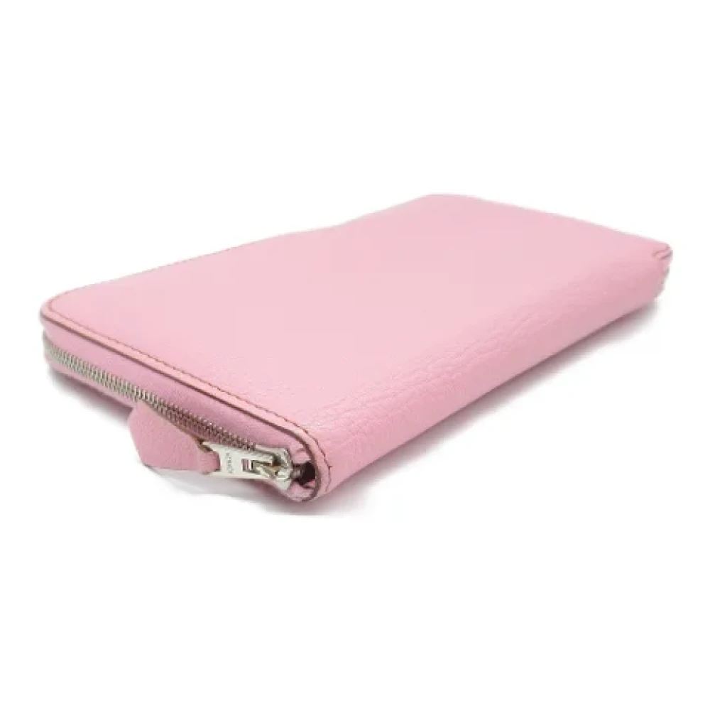 Hermès Vintage Pre-owned Leather wallets Pink Dames