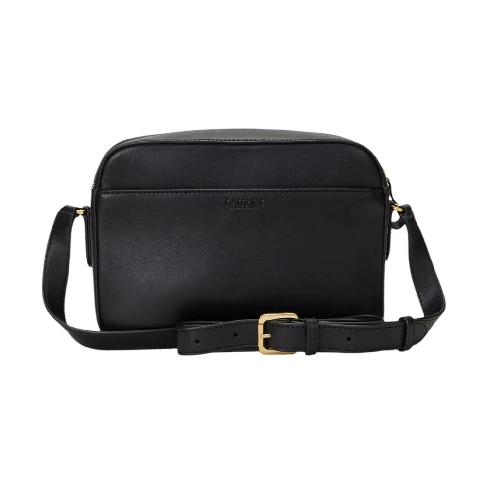 Ralph Lauren Stijlvolle leren tas Black Dames