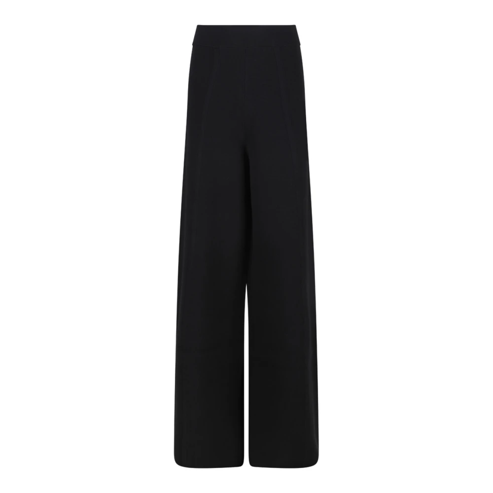 Max Mara Women's Black Straight Trousers,, Trousers Pure Medium