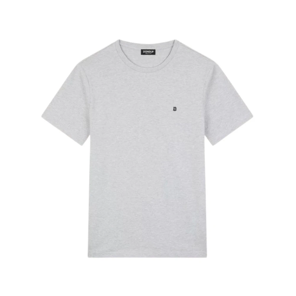 Dondup Grå T-Shirt Med Rund Hals