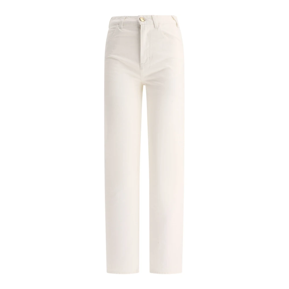 Chloé Flare Boyfriend Jeans White Dames