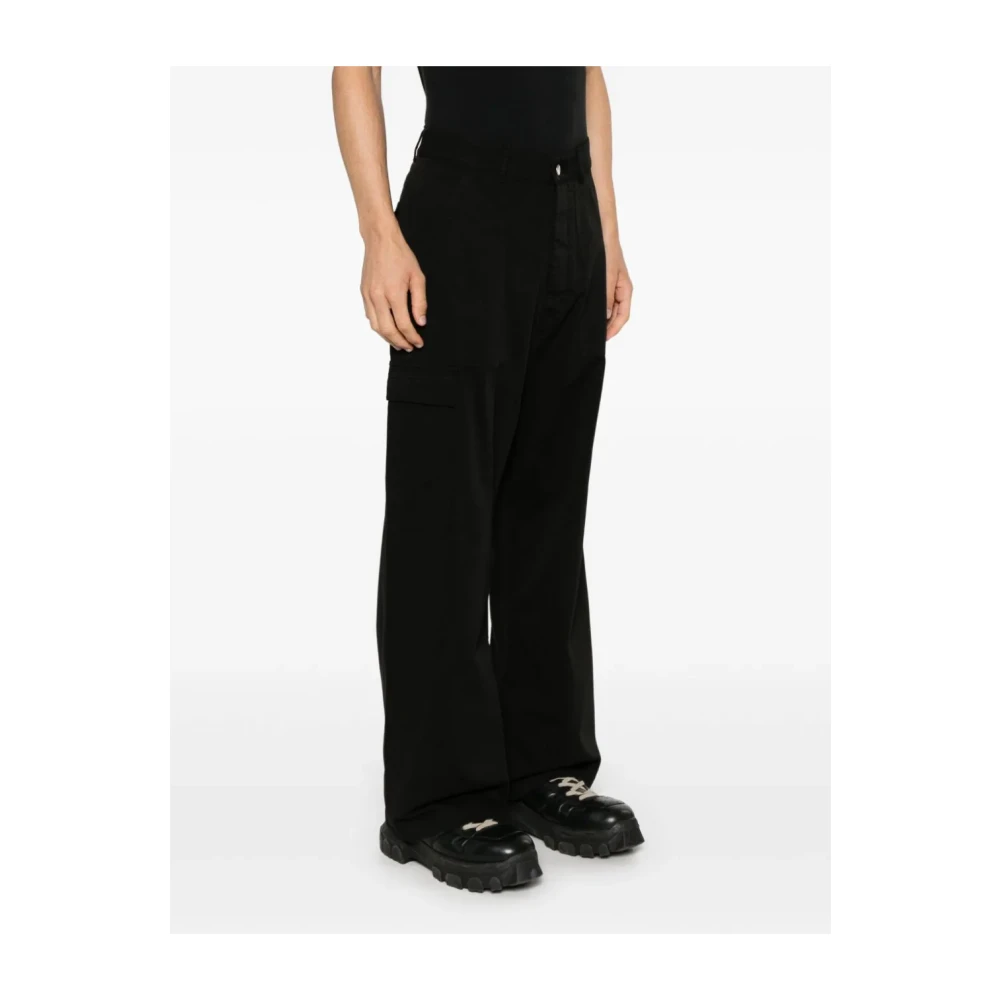 Rick Owens Wijde Broek Black Heren