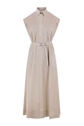 sand-linen-dress-with-button-closure