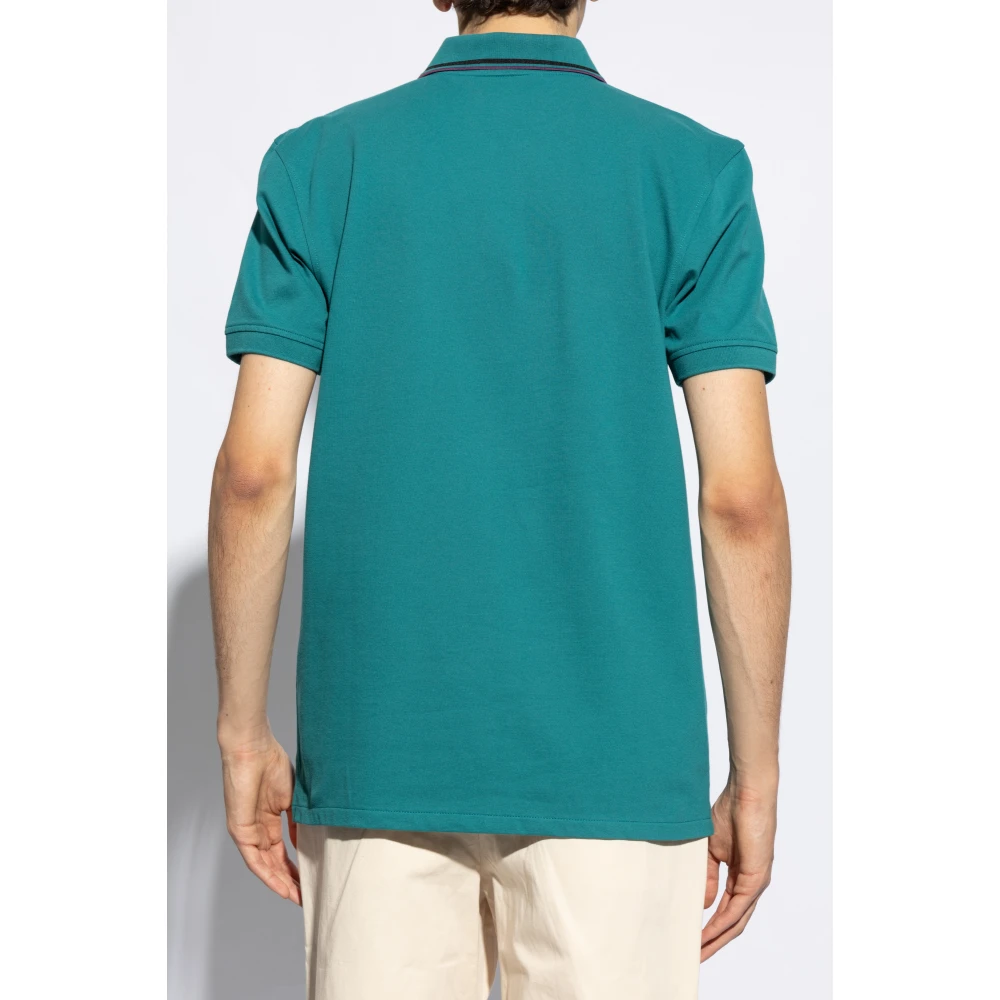PS By Paul Smith Polo met logo Blue Heren