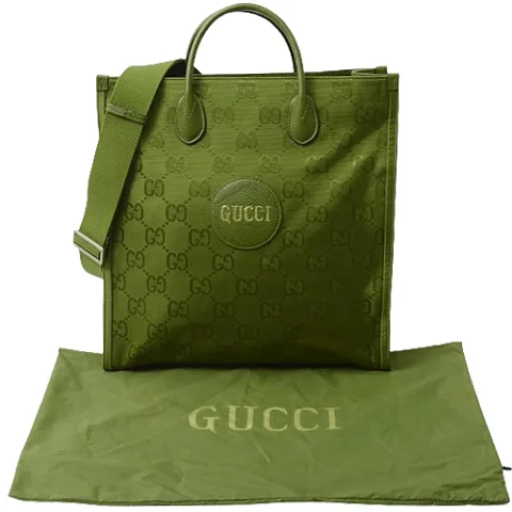 Gucci Vintage Pre-owned Canvas gucci-bags Green Dames