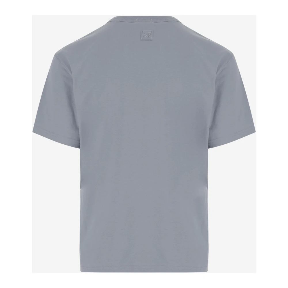 K-way Katoen Crew Neck T-shirt Grijs Gray Heren