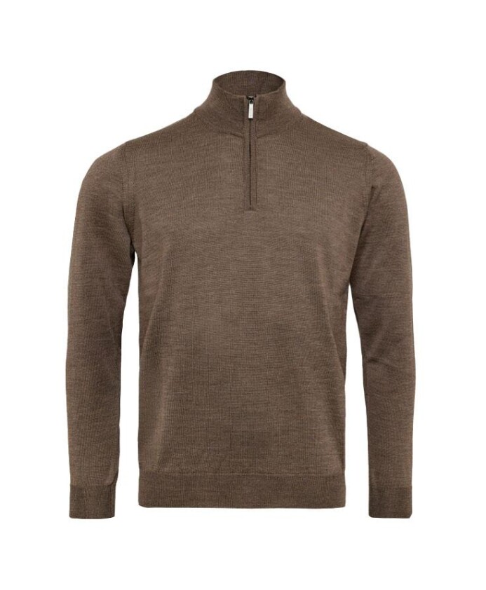 pull-col-roule-sable-en-tricot
