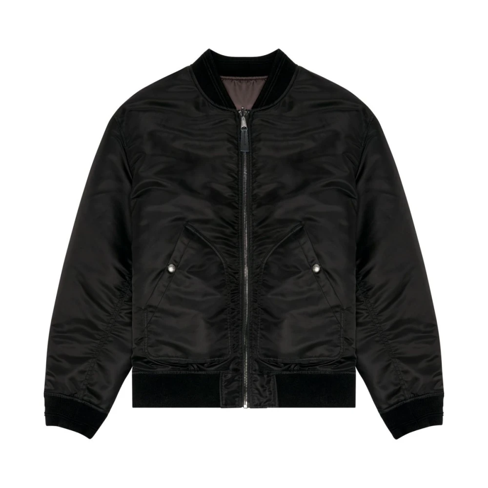 Diesel Men's Black Parka Jacket Aw25