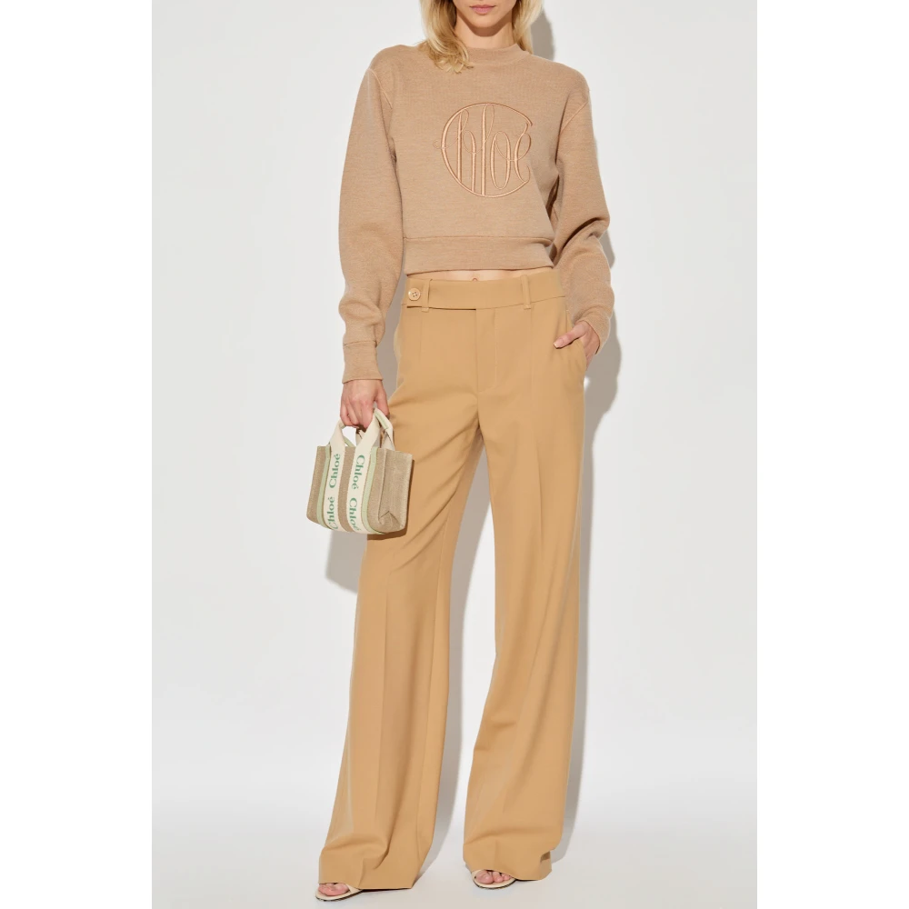 Chloé Wollen trui Brown Dames