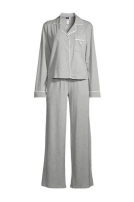 Långärmad pyjamas i jersey