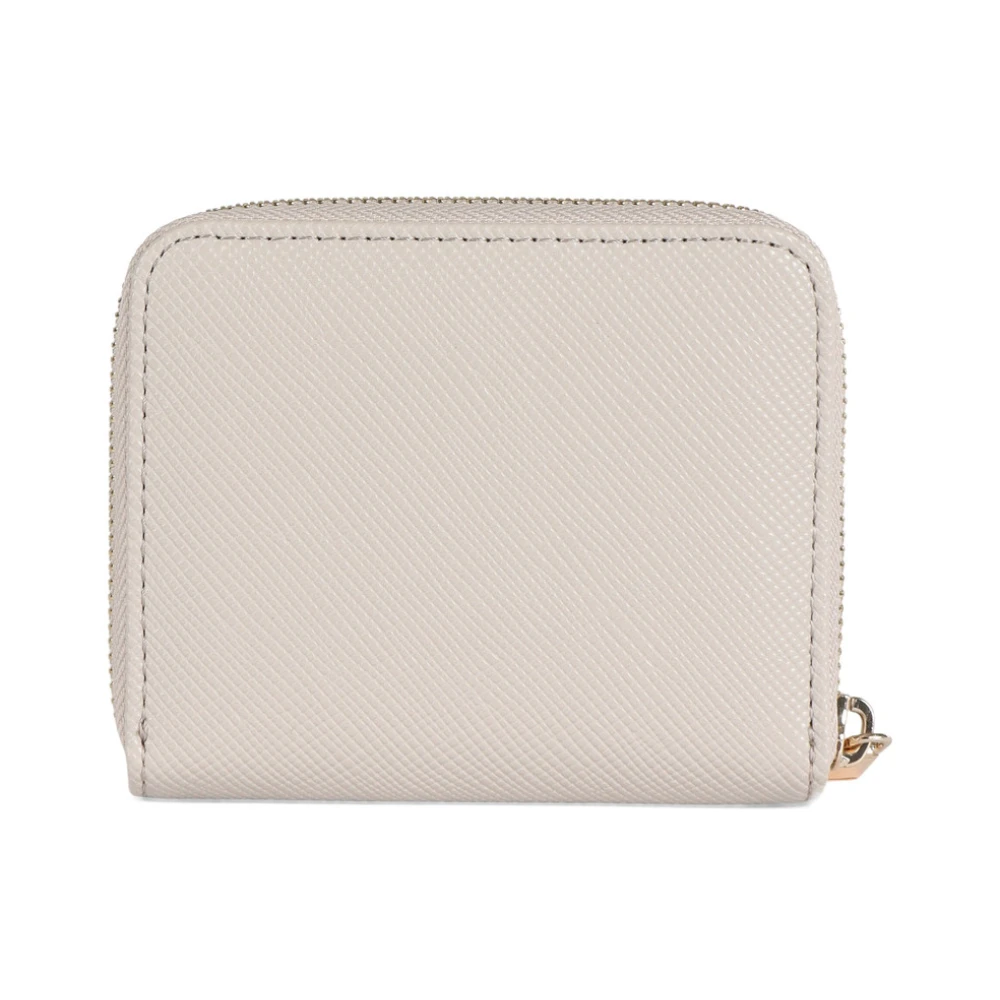 Guess Portemonnee met Saffiano-effect en Ritssluiting Beige Dames