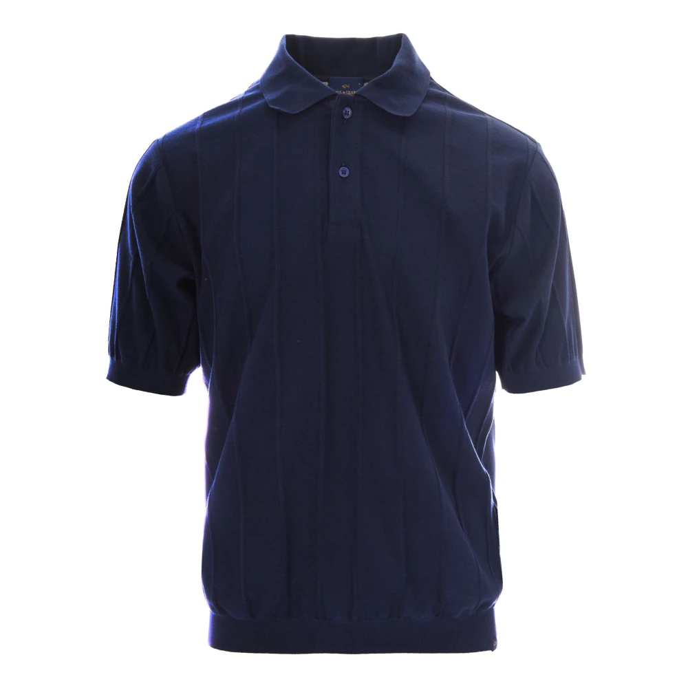 Paul & Shark Blue Polo In Cotone Piuma Superleggero - Male - Polo Shirts - L - Tops