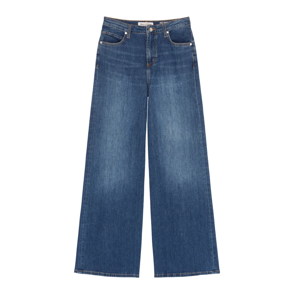 Marc O'Polo Straight leg jeans hoge taille Blue Dames