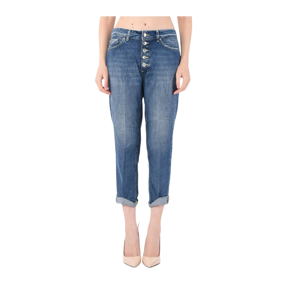 Dondup Cropped Jeans Blue Dames