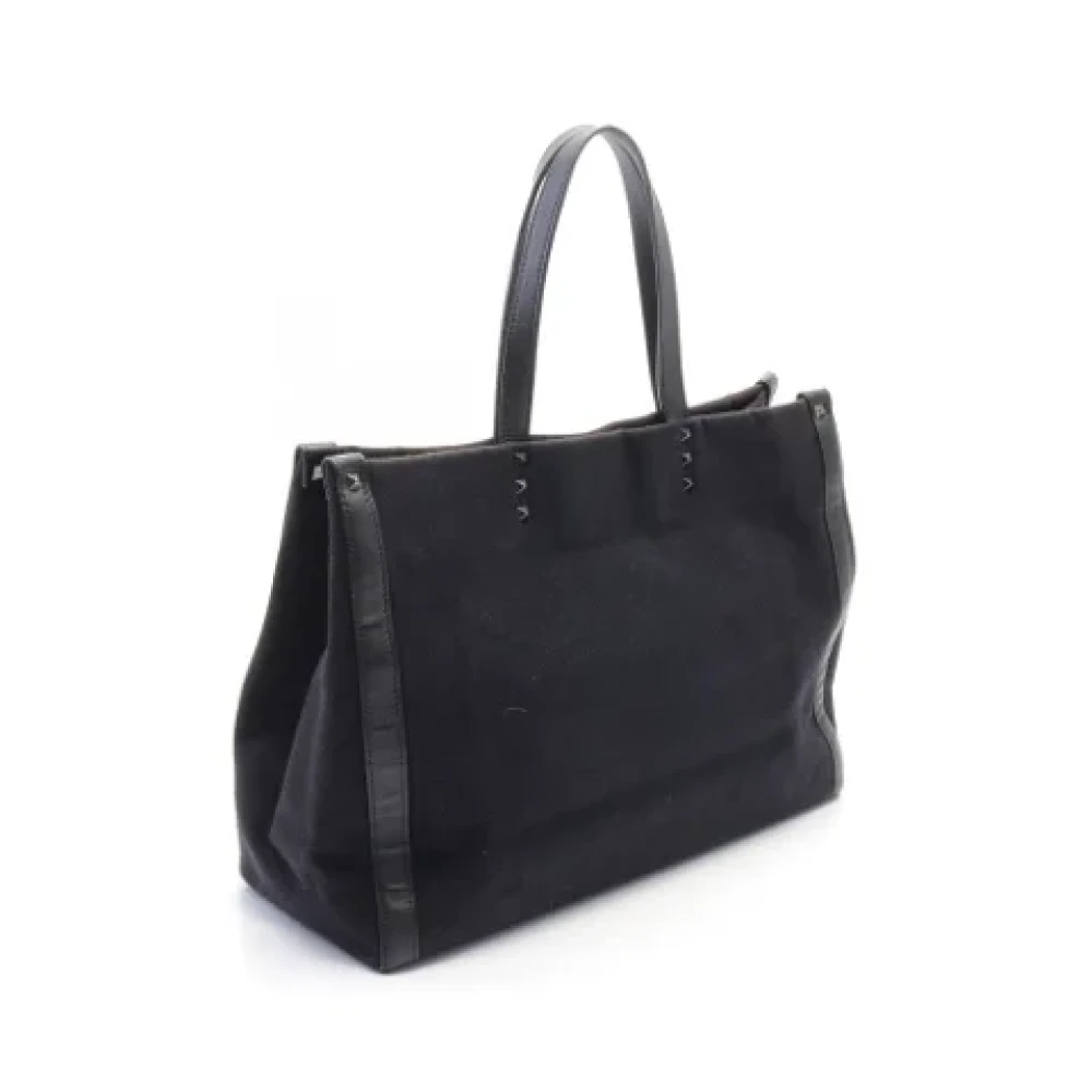 Valentino Vintage Pre-owned Canvas handbags Black Dames