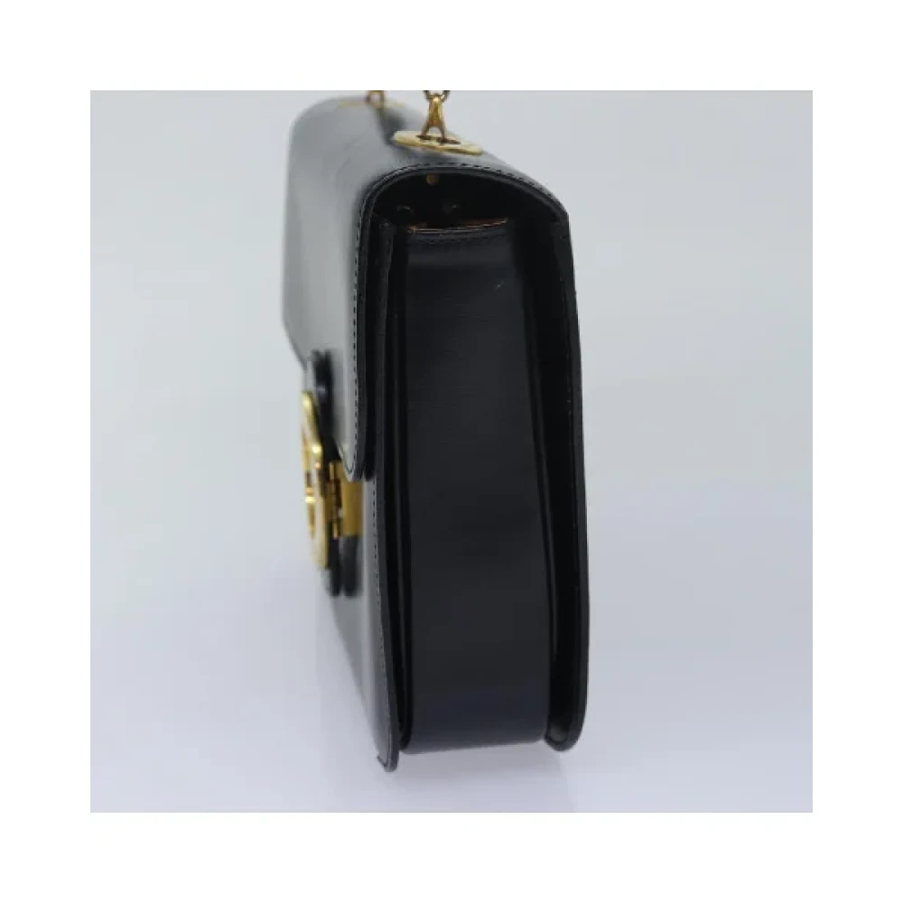 Celine Vintage Pre-owned Leather handbags Black Dames