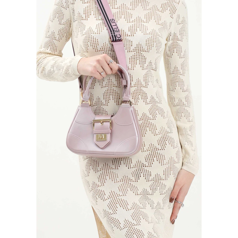 Marc Ellis Flat Circle Paarse Schoudertas Pink Dames