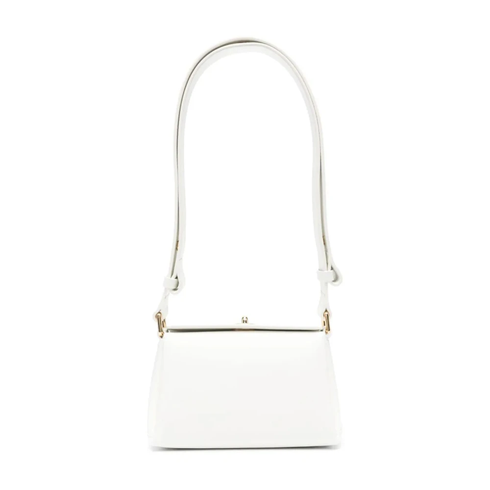 Plan C Mini Schoudertas in Wit White Dames