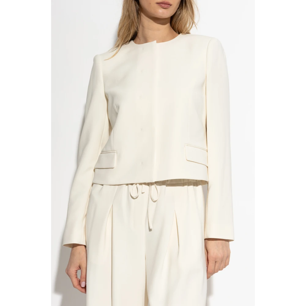 Theory Korte blazer Beige Dames